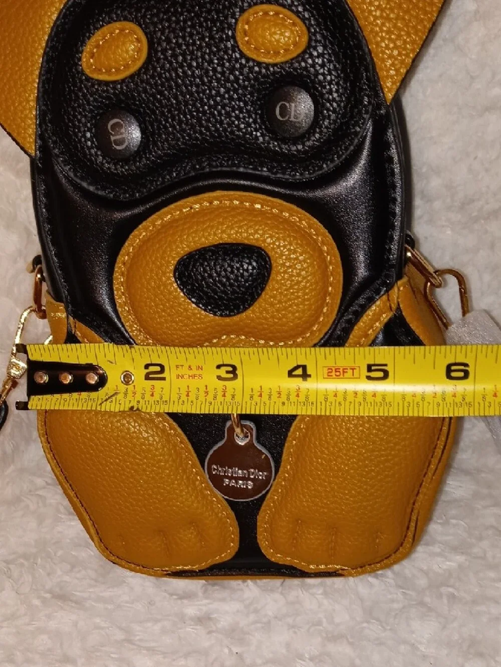 Christian Dior Black  Dog Crossbody Bag - Picture 11 of 12